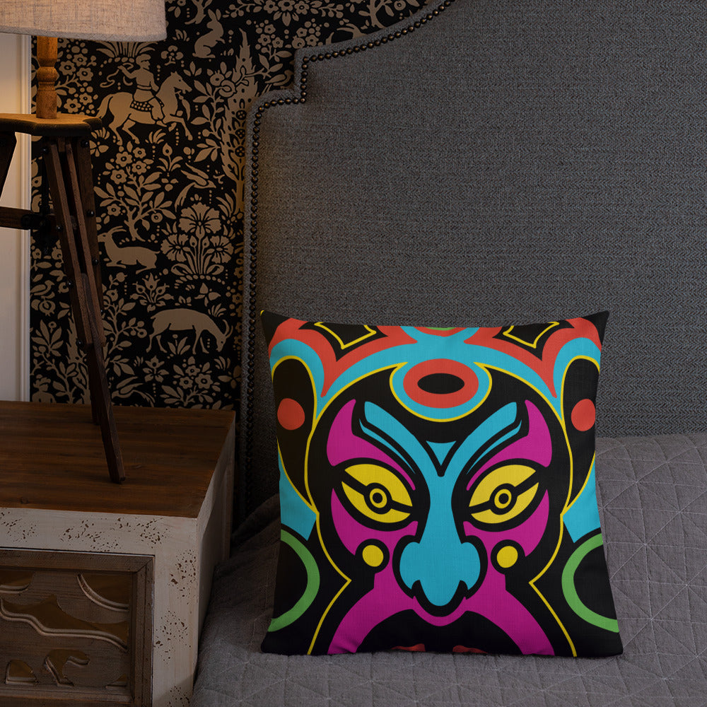 JMFL Mask 02 - Double Sided Design - Premium Pillow