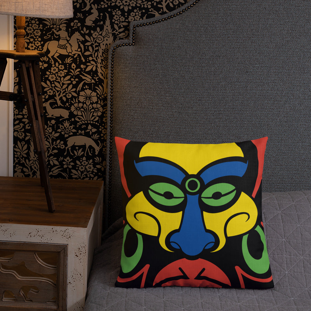 JMFL Mask 01 - Double Sided Design - Premium Pillow