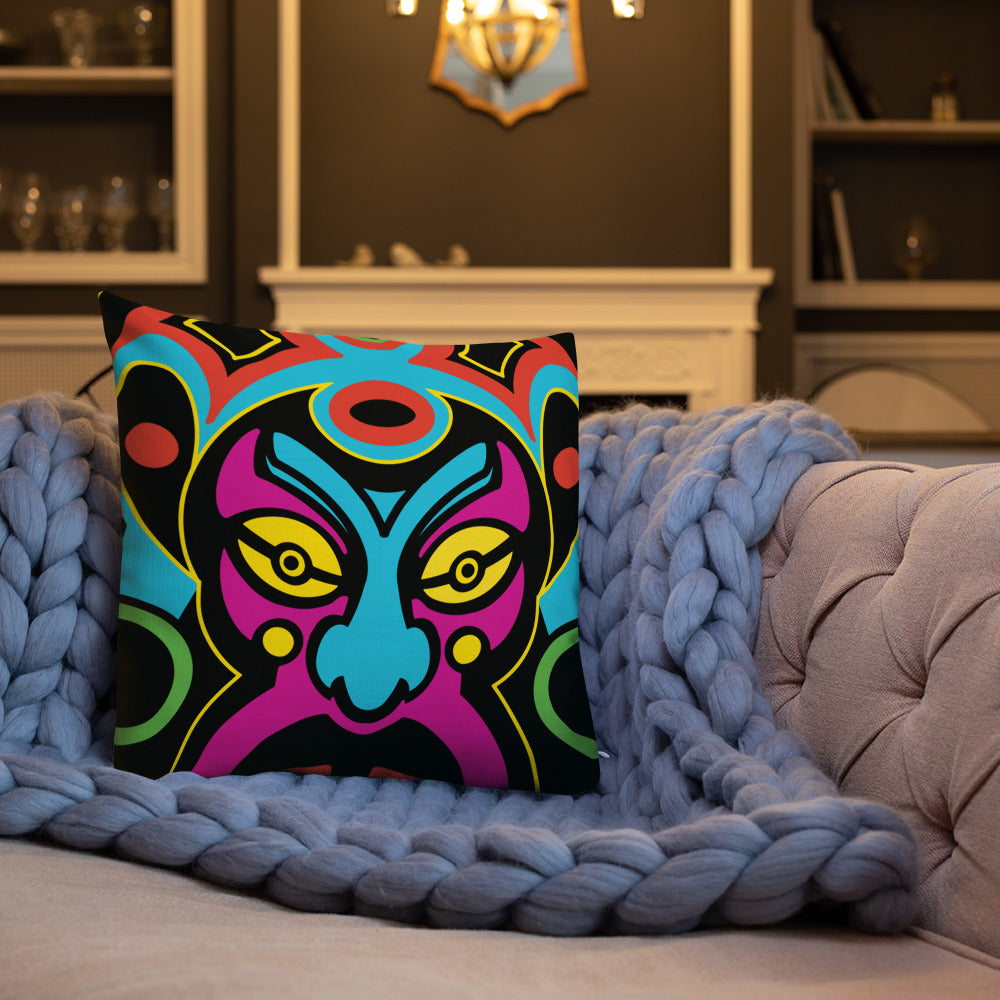 JMFL Mask 02 - Double Sided Design - Premium Pillow