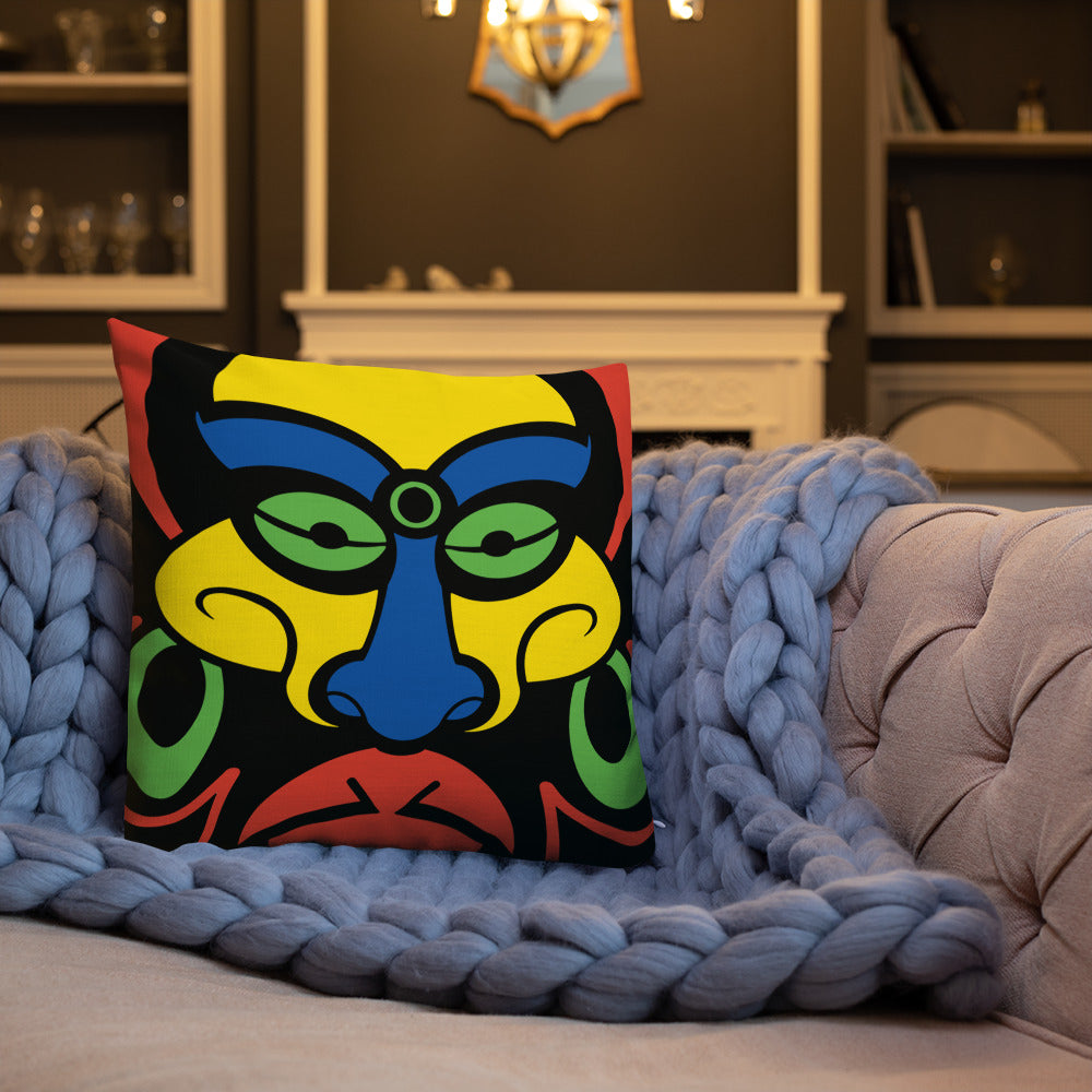 JMFL Mask 01 - Double Sided Design - Premium Pillow