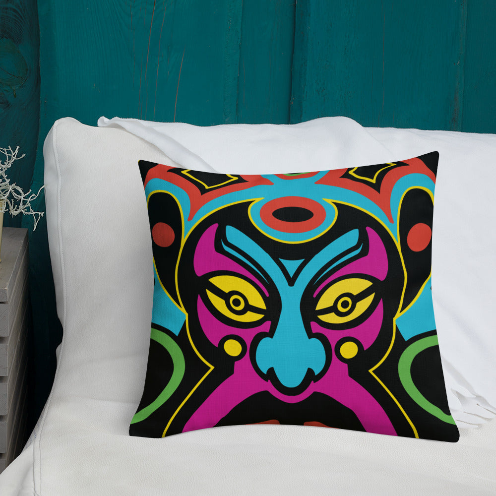 JMFL Mask 02 - Double Sided Design - Premium Pillow