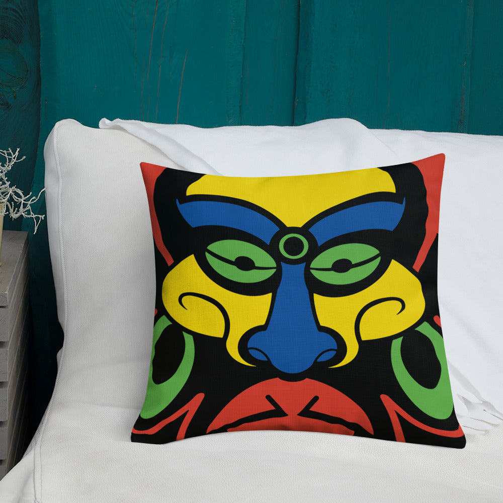 JMFL Mask 01 - Double Sided Design - Premium Pillow