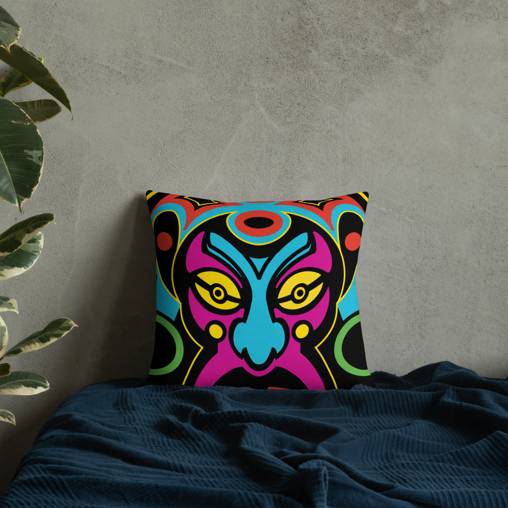 JMFL Mask 02 - Double Sided Design - Premium Pillow