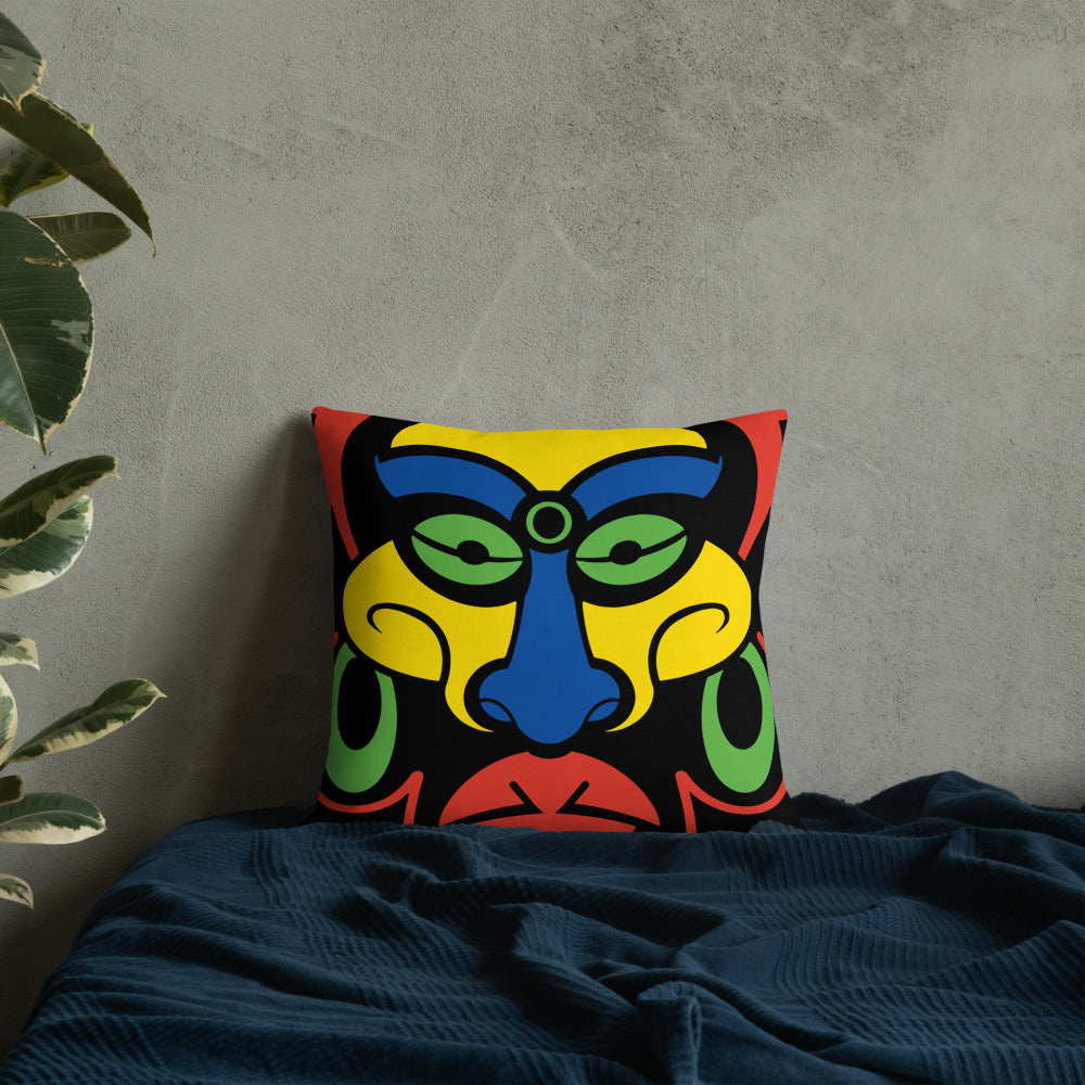 JMFL Mask 01 - Double Sided Design - Premium Pillow