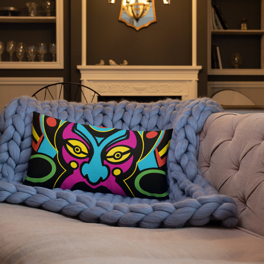 JMFL Mask 02 - Double Sided Design - Premium Pillow