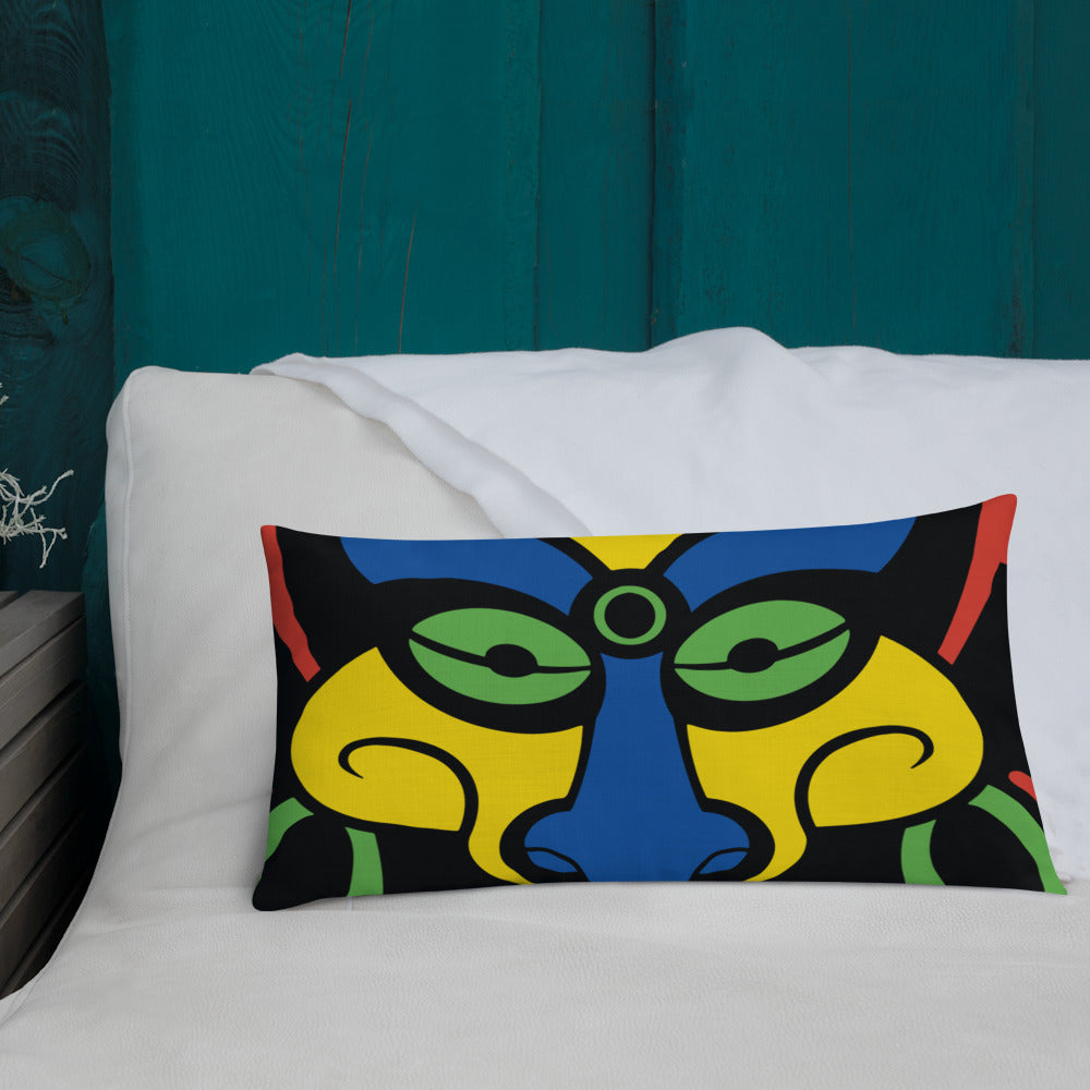 JMFL Mask 01 - Double Sided Design - Premium Pillow