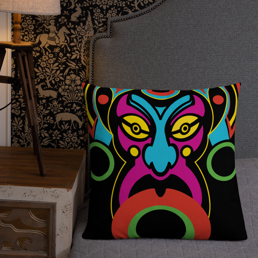 JMFL Mask 02 - Double Sided Design - Premium Pillow