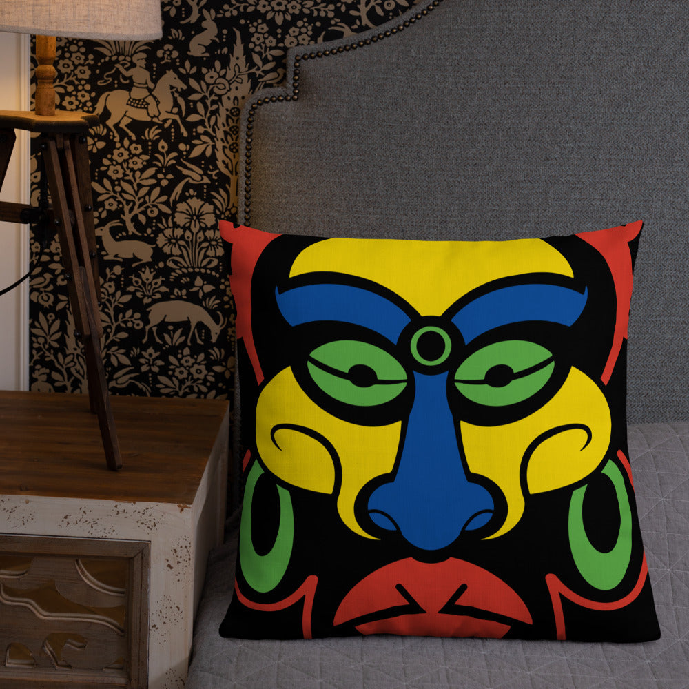 JMFL Mask 01 - Double Sided Design - Premium Pillow