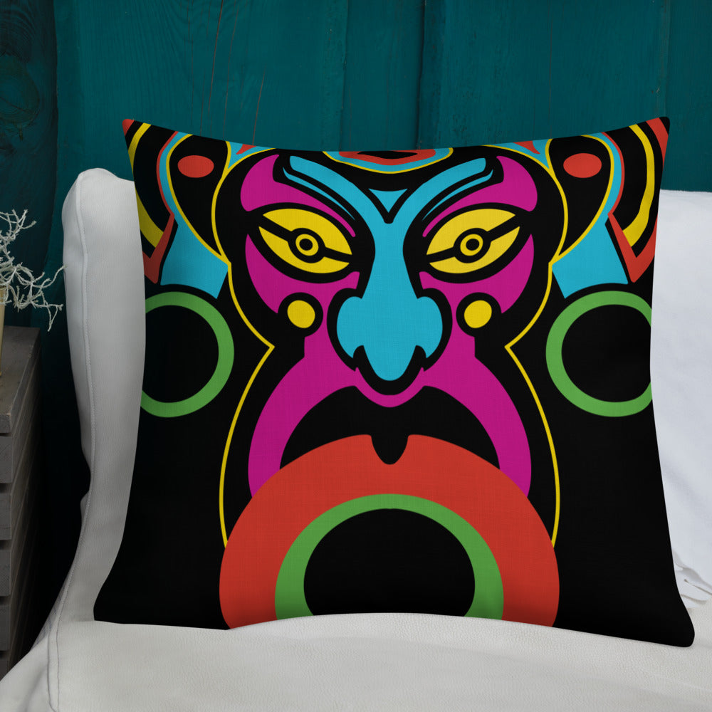 JMFL Mask 02 - Double Sided Design - Premium Pillow