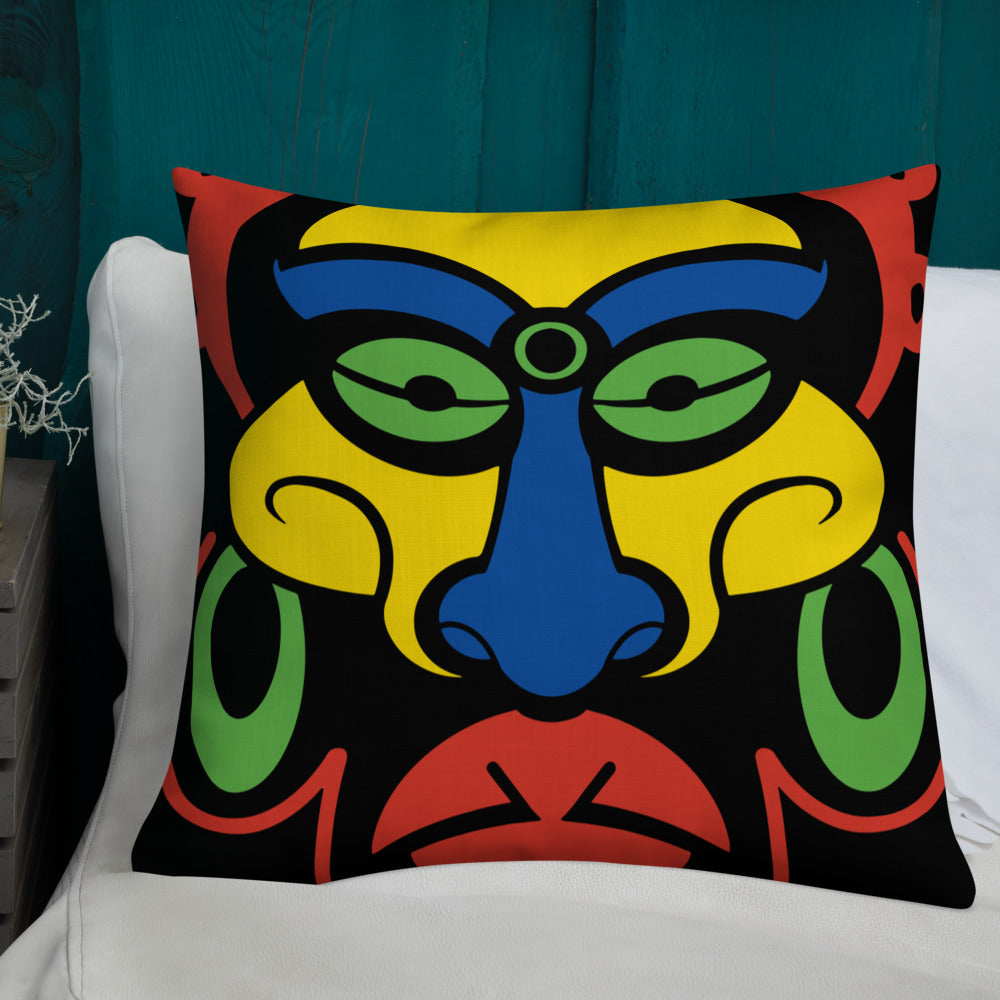 JMFL Mask 01 - Double Sided Design - Premium Pillow