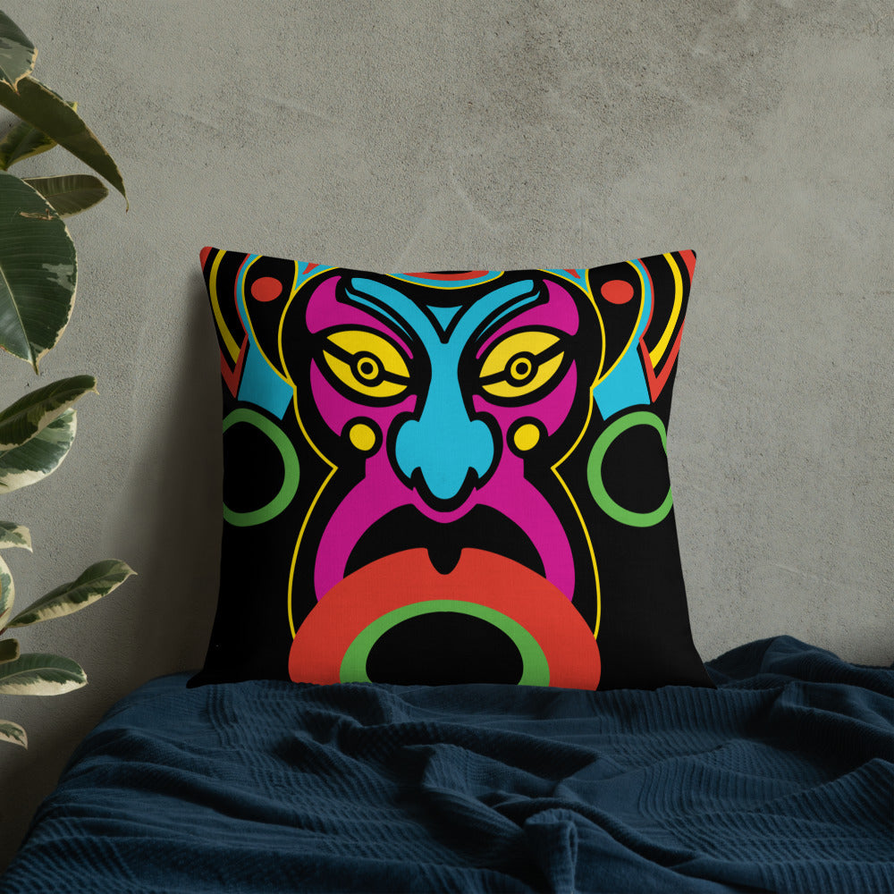 JMFL Mask 02 - Double Sided Design - Premium Pillow