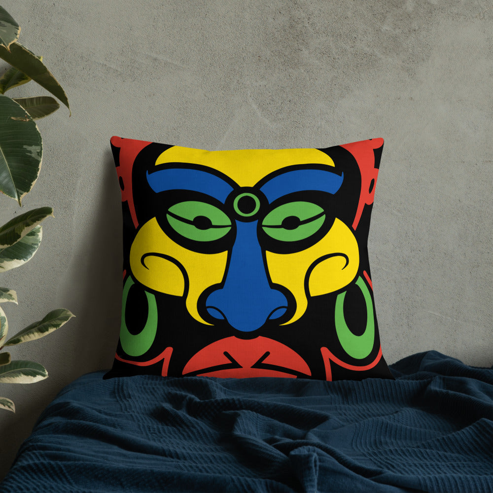 JMFL Mask 01 - Double Sided Design - Premium Pillow