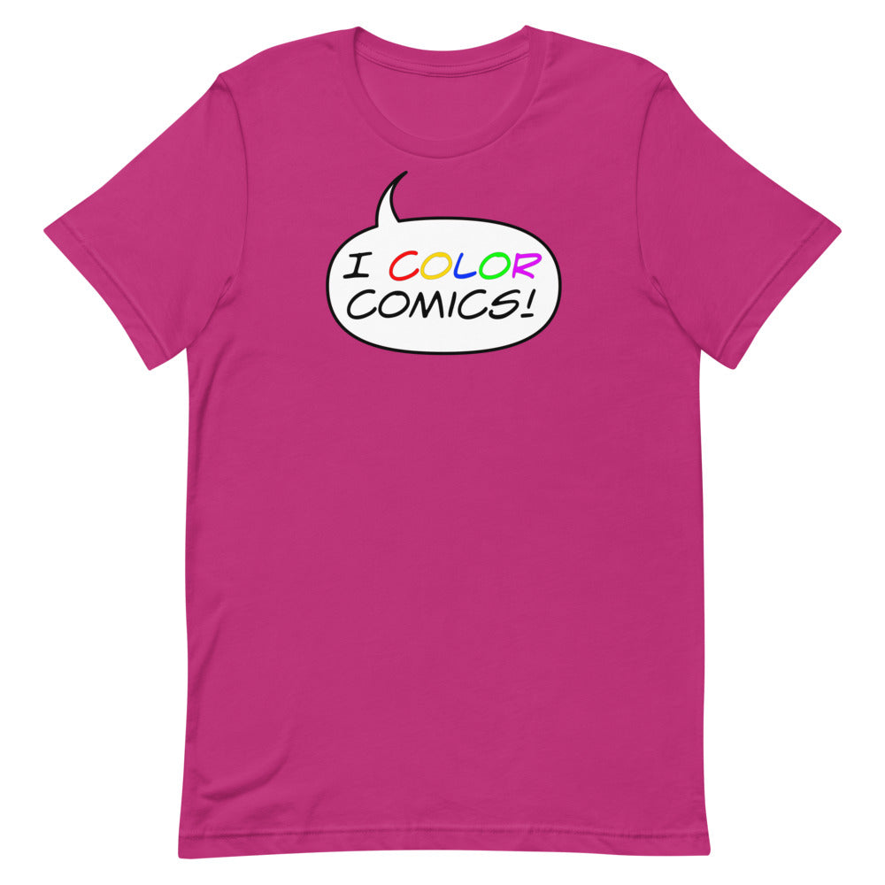 "I COLOR COMICS!" Short-Sleeve Unisex T-Shirt