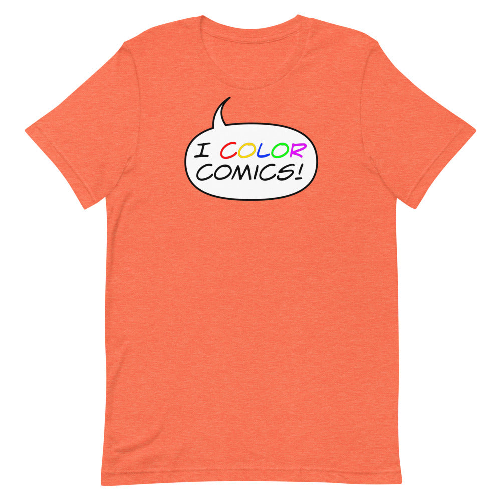 "I COLOR COMICS!" Short-Sleeve Unisex T-Shirt