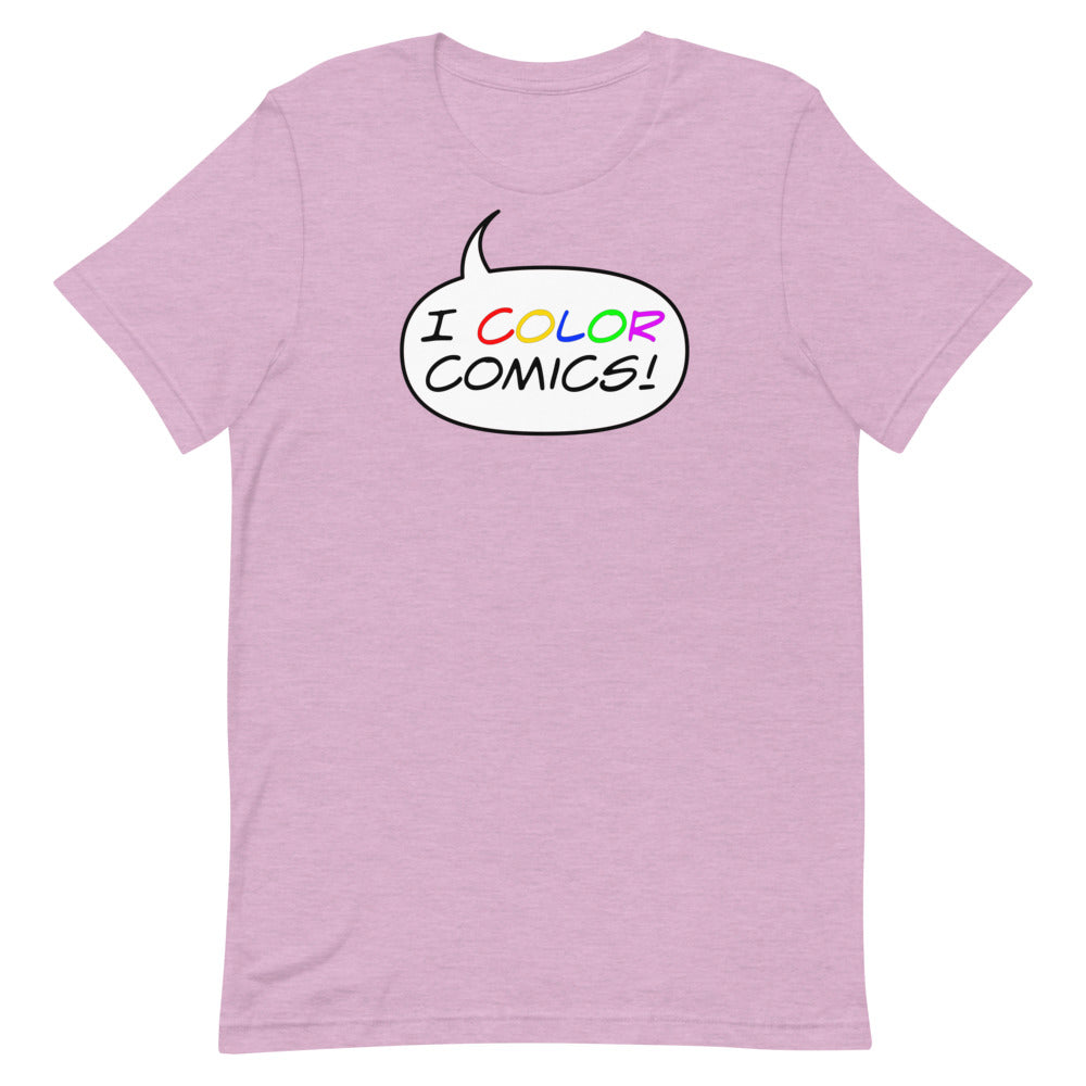 "I COLOR COMICS!" Short-Sleeve Unisex T-Shirt