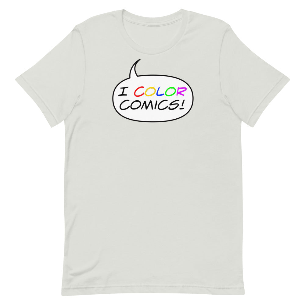 "I COLOR COMICS!" Short-Sleeve Unisex T-Shirt