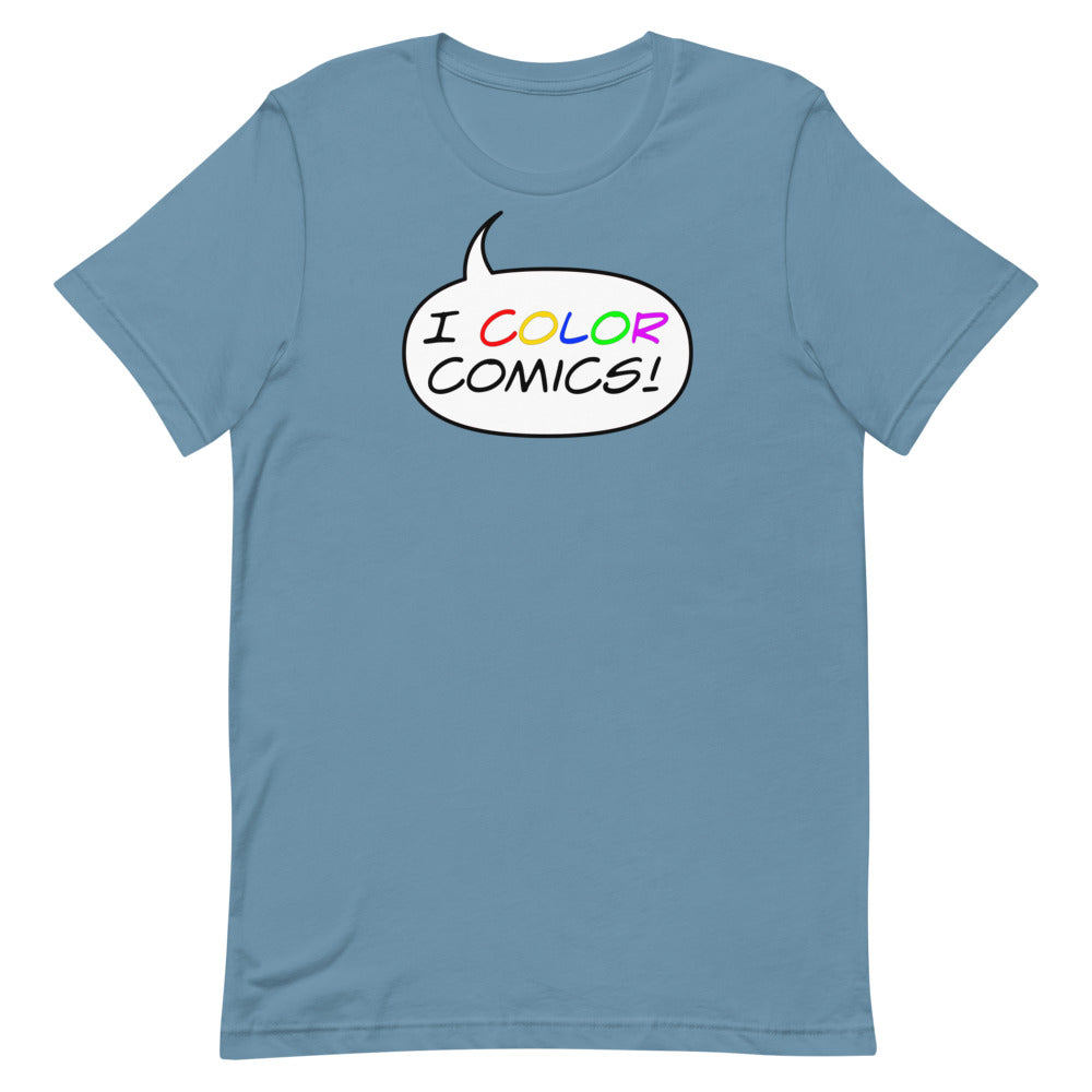 "I COLOR COMICS!" Short-Sleeve Unisex T-Shirt