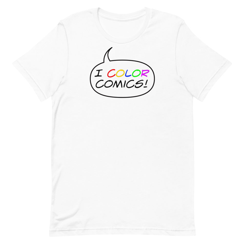 "I COLOR COMICS!" Short-Sleeve Unisex T-Shirt