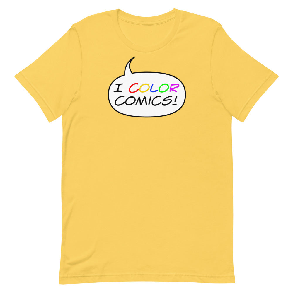 "I COLOR COMICS!" Short-Sleeve Unisex T-Shirt